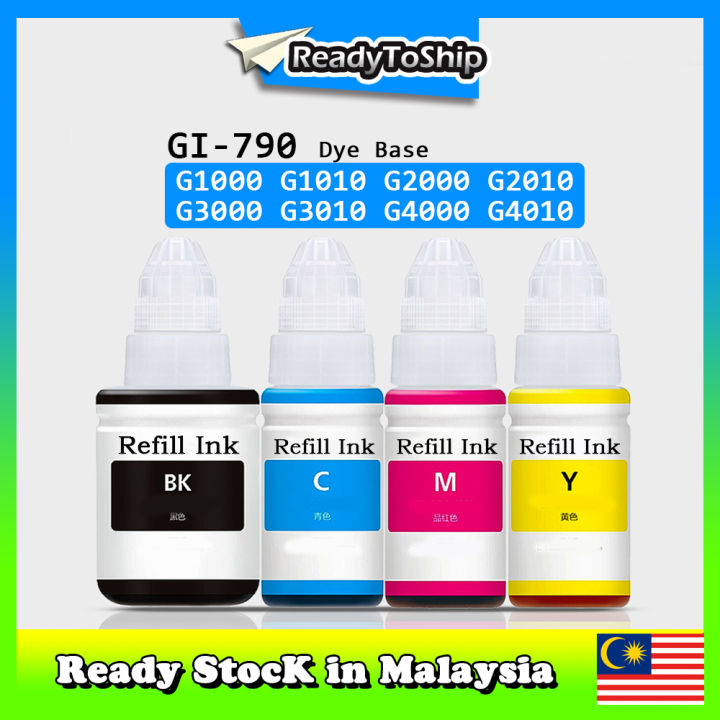 GI790 GI-790 Compatible G Series Refill ink G1000 G1010 G2000 G2010 ...