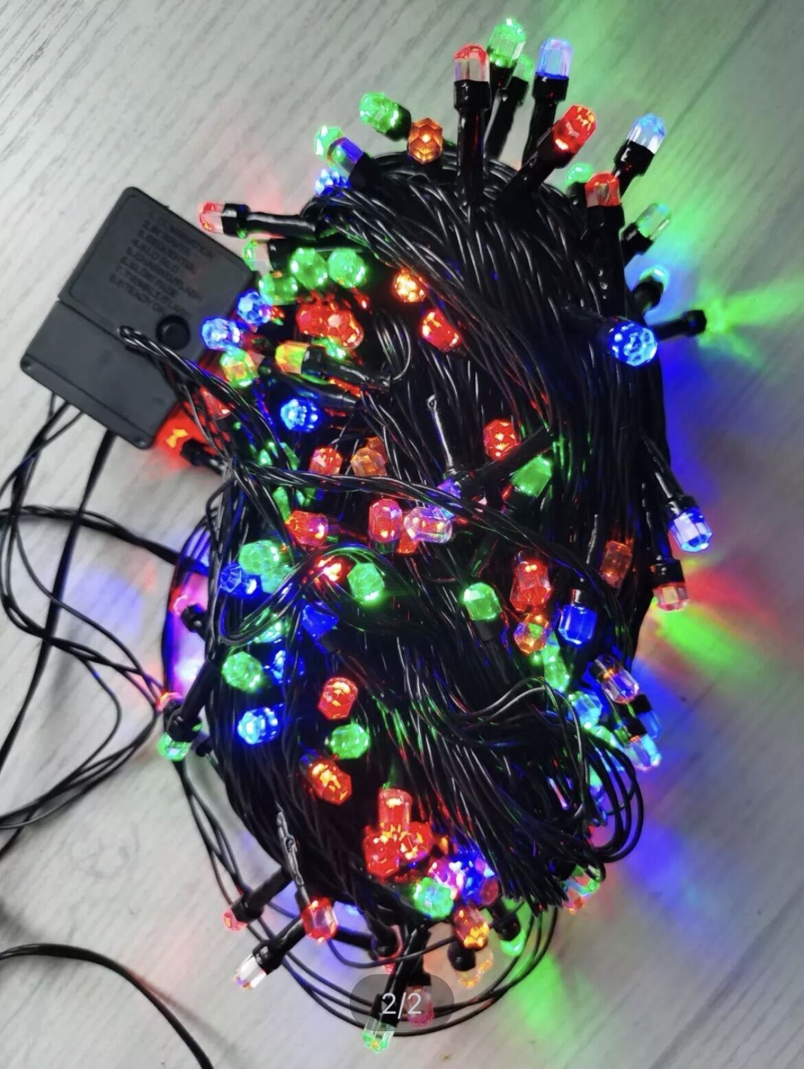 100 LED 10M Fairy DIY Colorful Twinkle String Light Lamp Change Modes ...