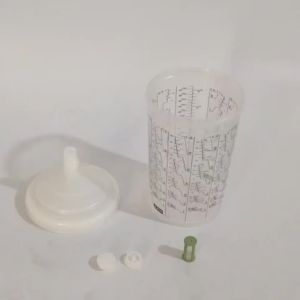 Sata 900 ml Súng phun sơn đa năng nồi Nhựa Sơn trong suốt cốc trộn sơn phổ quát không rửa nồi súng