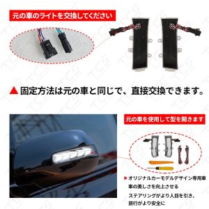 TCS TOYOTA HILUX VIGO 2006-2015 CAR CHROME ALBINO SIDE MIRROR DAY LIGHT LED TURN SIGNAL LIGHT ACCESSORIES