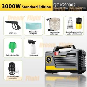 3800W 220V Car Water Jet High Pressure Washer Heavy Duty Portable Washer Power Sprayer Machine Car Wash
