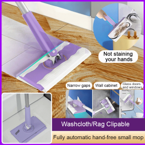 H Multifunctional nondirty hand mop cleaning handfree mop household cleaning gadget