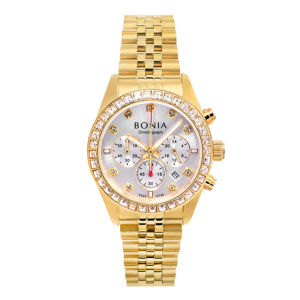 JAM BONIA ORIGINAL - BONIA BNB10798-2217S Women CT - Stainless Steel - SILVER GOLD - JAMDUNIA / JAM DUNIA JD18 # JAM TANGAN WANITA JAM WANITA JAM ANTI AIR $ JAM TANGAN BONIA BNB10798 2217S BONIA BNB 10798 2217 BONIA BNB107982217 S003