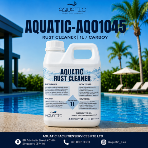 AQUATIC Rust Cleaner 1L | Pool Rust Stain Remover | Remove Iron Stains and Surface Cleaning Solution