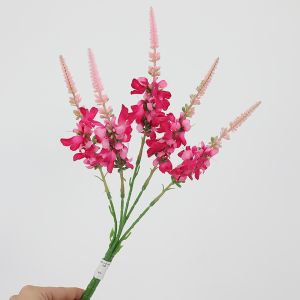 GRACE Realistic Artificial Lavender Flowers Real Touch Handmade Silk Violet Bouquet Photography Props Simulation Fake Plants Home Living Room Decor