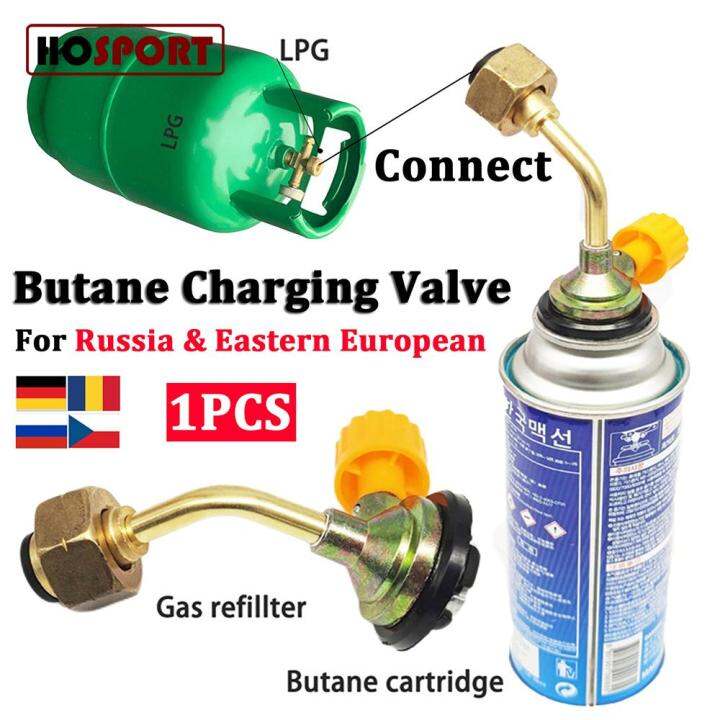 HOSPORT Outdoor Gas Tank Inflation Valve Camping Gas Butane Cylinder ...