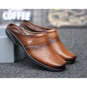 Cuero Sepatu Sandal Pria kulit sapi Casual Terbaru Kulit Sapi Pria Dewasa Formal Bustong Kulit