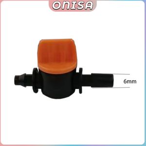 Onisa Mini Valve For 4/7mm Hose Irrigation Water Flow Control Valve With Barb