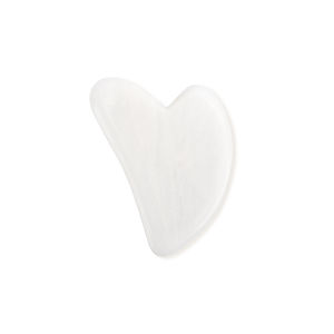 DECINIEE Heart-shaped Guasha Rose Quartz Jade Stone Scraper Face Massage Tools Guasha Board Guasha Plate Anti Wrinkle for Face Neck Body