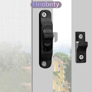 Heabety 1 Bộ trượt kéo Khóa Cửa Chống Trộm Cửa sổ móc khóa Khóa đa chức năng Push-Pull cửa sổ khóa phần cứng