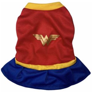 PAWS IT Pet Dog Cat Clothes Wonderwoman Dog Dress