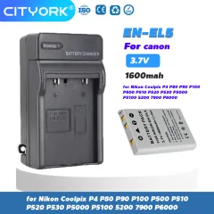 DSTE En-EL5 Li-ION Batterie Et Chargeur USB Costue Copatible Pour