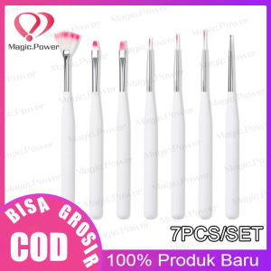 Kuas Nail Art Tools 7Pcs UV Gel Polish Drawwing Brushes/nail Art Brush Set