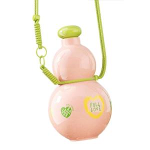 Wide Mouth Drinking Bottle Convenient Carry Strap Gourd Shaped Container Leak Proof Drinkware For Gym Travel