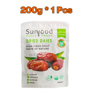 【BUY 1 TAKE 1】 Date Palm Pitted Dried Dates by Sunfood 200g Pure Dried Dates Fruits Made in Dubai
