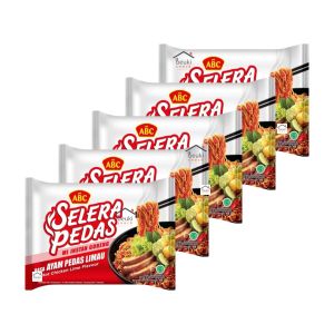 5PCS Mi ABC Selera Pedas Goreng Ayam Pedas Limau