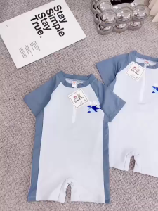 27KIDS Đồ bơi bé trai đồ bơi bé trai liền thân Bộ bơi bé trai，Chất Liệu Co Giãn Cho Bé Trai Từ 9-30kg