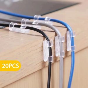 YESPERY Wire storage holder cable organizer network cable routing artifact line cable clip line buckle nail-free self-adhesive