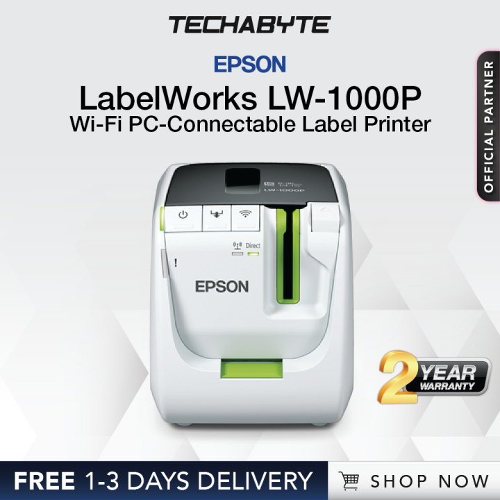 Epson LabelWorks LW1000P WiFi PCConnectable Label Printer Lazada