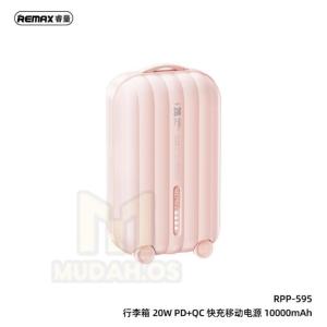 REMAX Mini Flight Pink Powerbank 20W Super Fast Charging 10000mAh Type USB C Output LMRPP595 Small Pink Pawer Bank Kecil