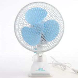 180mm 20w Strong Wind PORTABLE ADJUSTABLE TABLE CLIP FAN & 3 FAN BLADES