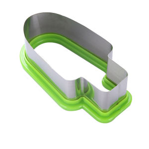 Houseeker สลัดแม่พิมพ์สแตนเลสอุปกรณ์ตัดแบ่งแตงโมออกแบบต้นไม้น่ารักที่หั่นผลไม้แกดเจ็ตสำหรับครัวเครื่องมือตัด