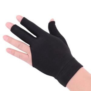 Pool Gloves Billiards Left Right Hand 3 Fingers Breathable Billiards Glove for Snooker Cue Sport Man Women Elastic Glove