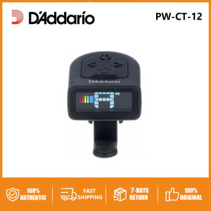 DAddario PW-CT-12 Micro Headstock Tuner Ideal For Guitar Bass Guitar Live and Studio