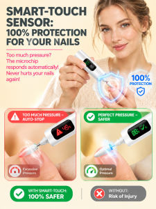 Nail Trimmer Nail Grinder Electric Multifunctional/USB Rechargeable Nail Trimmer/Quiet Portable Nail Grinder/Baby Adult Elderly/Home Travel Use
