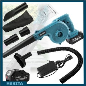เครื่องเป่าลมไร้สาย Makita ฟังก์ชัน 2 in 1 ใช้งานง่ายทั้งเป่าลมและดูดฝุ่นในเครื่องเดียว แบตเตอรี่ทนทาน เหมาะสำหรับการทำความสะอาดบ้าน สวน หรือสำนักงาน