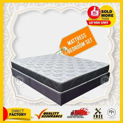 [FULL SET] [FREE INSTALLATION] 7.5” SINGLE/SUPER SINGLE/QUEEN/KING MATTRESS + BEDFRAME DIVAN ONLY / SET KATIL-DIVAN
