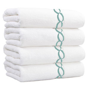 [Lowest Price] 4 Pieces Premium Hotel Small Bath Towel 400g. 100% Egyptian Cotton