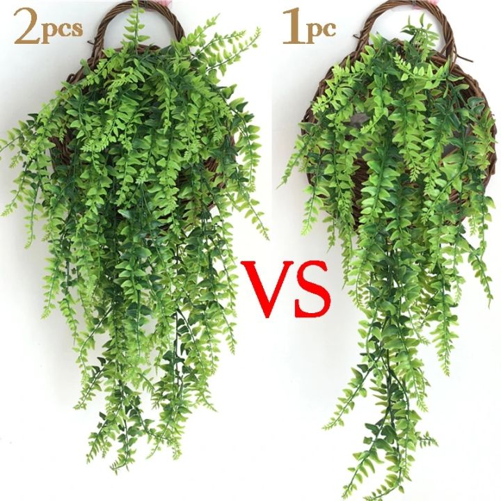 Polocat Artificial Plant Vines Wall Hanging Simulation Rattan Leaves ...