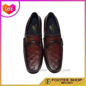SEPATU KANTOR PRIA 100% KULIT - COKELAT HITAM ATT-SLO.005