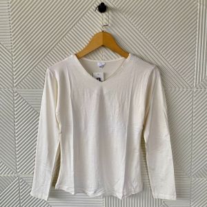 atasan kaos Vneck polos lengan panjang wanita/kaos wanita/kaos vneck/atasan/kaos/pakaian wanita