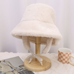 Korean Ear Protection Fisherman Hat For Women Autumn Winter New Solid Color Warm Hat Outdoor Golf Hiking Cap