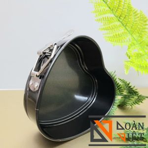 Bộ Khuôn Gài Chống dính Hình Tim - Tròn - Chữ Nhật. Khuôn Bánh Bông Lan - KHUÔN GÀI ĐẾ RỜI Thép Cacbon Không Dính. Dụng cụ làm bánh NƯỚNG TRUYỀN THỐNG gato gateau chiffon VUÔNG TRÒN TIM