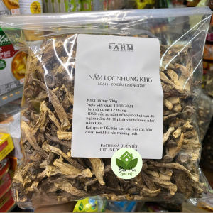 1KG Nấm Lộc Nhung (Nấm Nhung Huơu) Loại 1 -Nấm Quý Nguyên Cây Sợi Dài Trắng - Hầm Sâm Nấu canh Súp Xào Ăn Mì