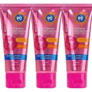 Sadoline~LBLS Rose Sunscreen Cream SPF 90+ High Protection UV Skincare Facial Skin Whitening Rose Sunblock