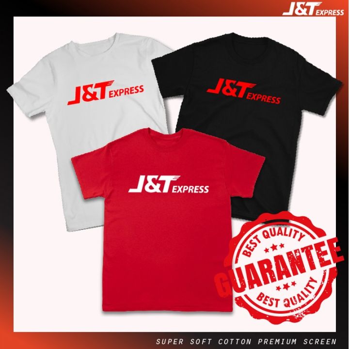 เสื้อยืด J&T Express คอกลม เนื้อผ้าคอตตอน
