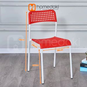 Homedoki Kursi Makan/Kursi cafe/Kursi Belajar/Kursi Kantor/Kursi Bar Minimalis
