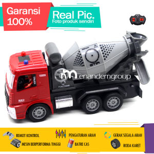 Mainan Mobil Remot Kontrol RC Truk Molen Semen Mixer Model Function