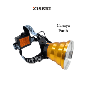 Kiseki Senter Kepala SK9098A 150 Watt Tahan 36 Jam Cahaya Putih | Headlamp Outdoor high power lithium | Senter Kepala Super Terang