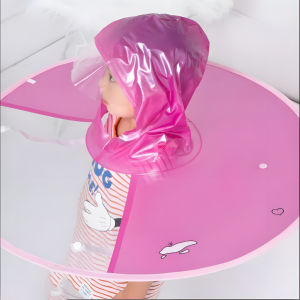 Raincoat For Kids ChildrenS Ufo Raincoat Cap Cartoon Kids Raincoat Cute Animal Waterproof Cover