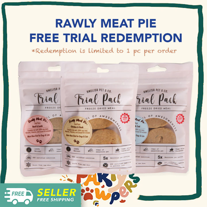 [Free Trial Redemption] Amelisa Pet & Co Rawly Meat Pie Dog & Cat