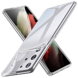 Shockproof Case For Samsung Galaxy S25 Ultra S25 Plus S25 Silicone Phone Cases For Samsung Galaxy S24 Ultra S23 Ultra 23 24 Plus 5G Clear Cover Slim Transparent Case