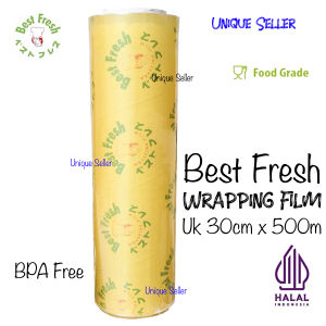 Plastik Wrapping Rol 30cm x 500m Best Fresh Cheffy / Wrapping Makanan Roll 30 cm x 500 m Best Fresh Chefy / Plastik Wrapping Film Makanan Roll / Cling Wrap Makanan 30cm
