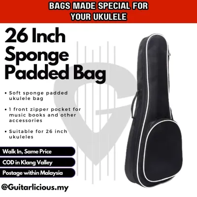 Sponge Padded Ukulele Bag 21 inch 23 inch 26 icnh ( PGU11-21 PGU11-24 PGU11-26 )