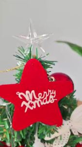 【Pasko】Small DIY Christmas Tree With Light For Table Christmas Decorations For Home