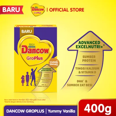 Nestle Dancow GroPlus Susu Pertumbuhan Anak Usia 1+ 400gr